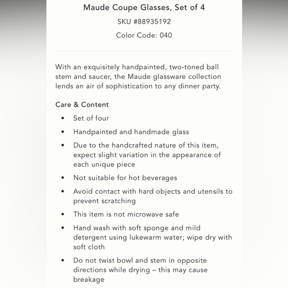 Maude Glass Flutes - Picture 3 of 11